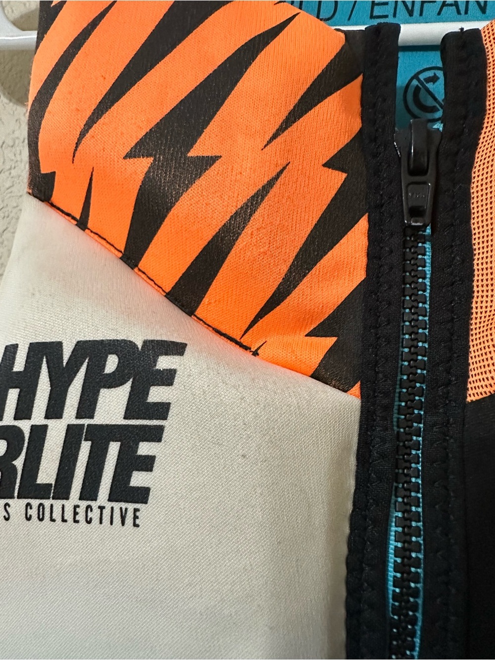 HYPERLITE Kids Life Vest - Orange, Teal & Black - 33 to 55lbs - Picture 6 of 6